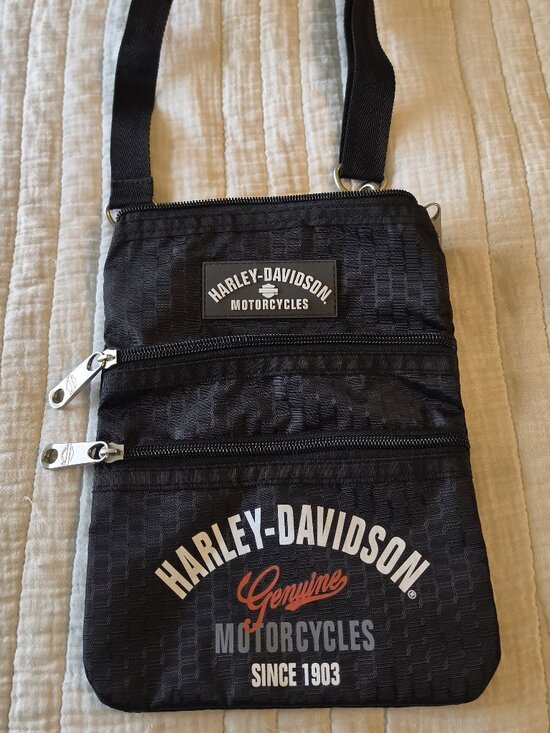 Harley-Davidson Handbags - Harley Davidson Nylon Crossbody Purse NWOT